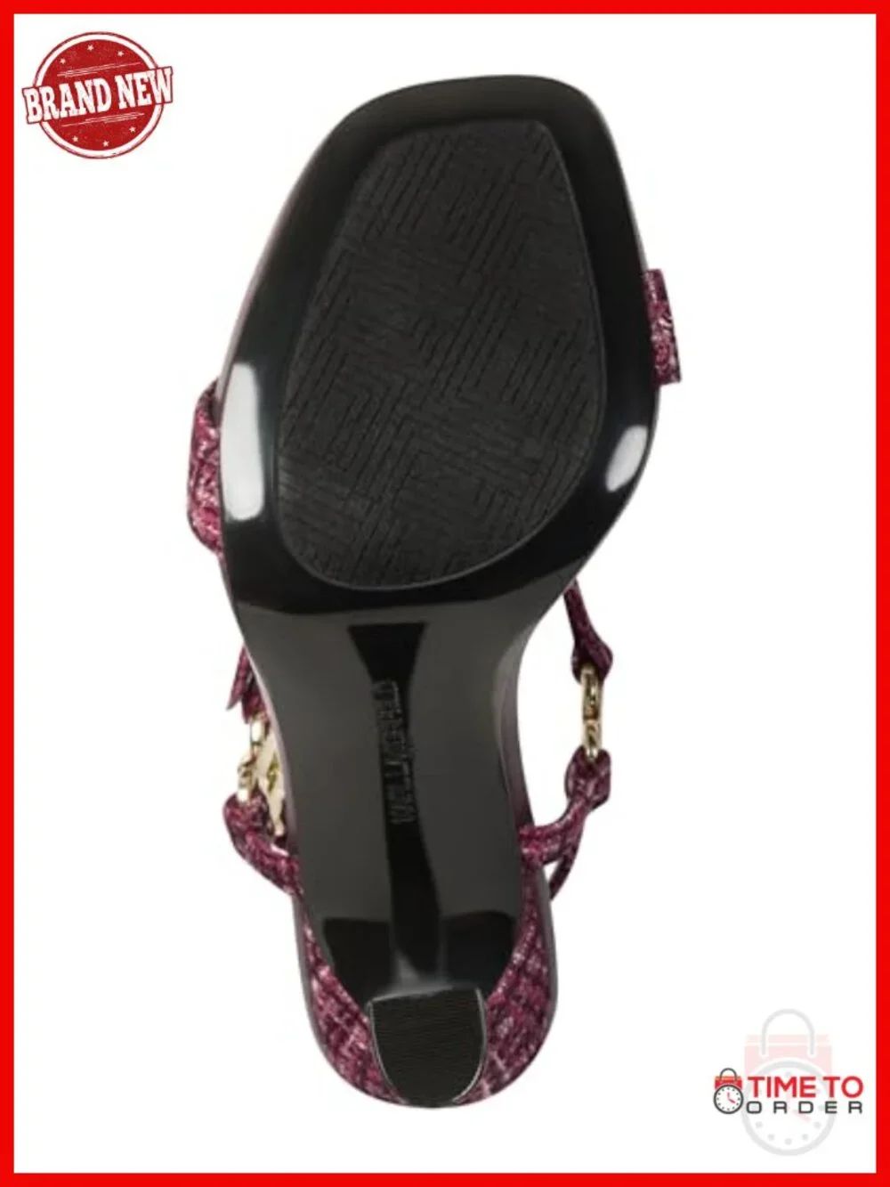 Evening Ankle Strap Dress Heel with Cushioned Insole